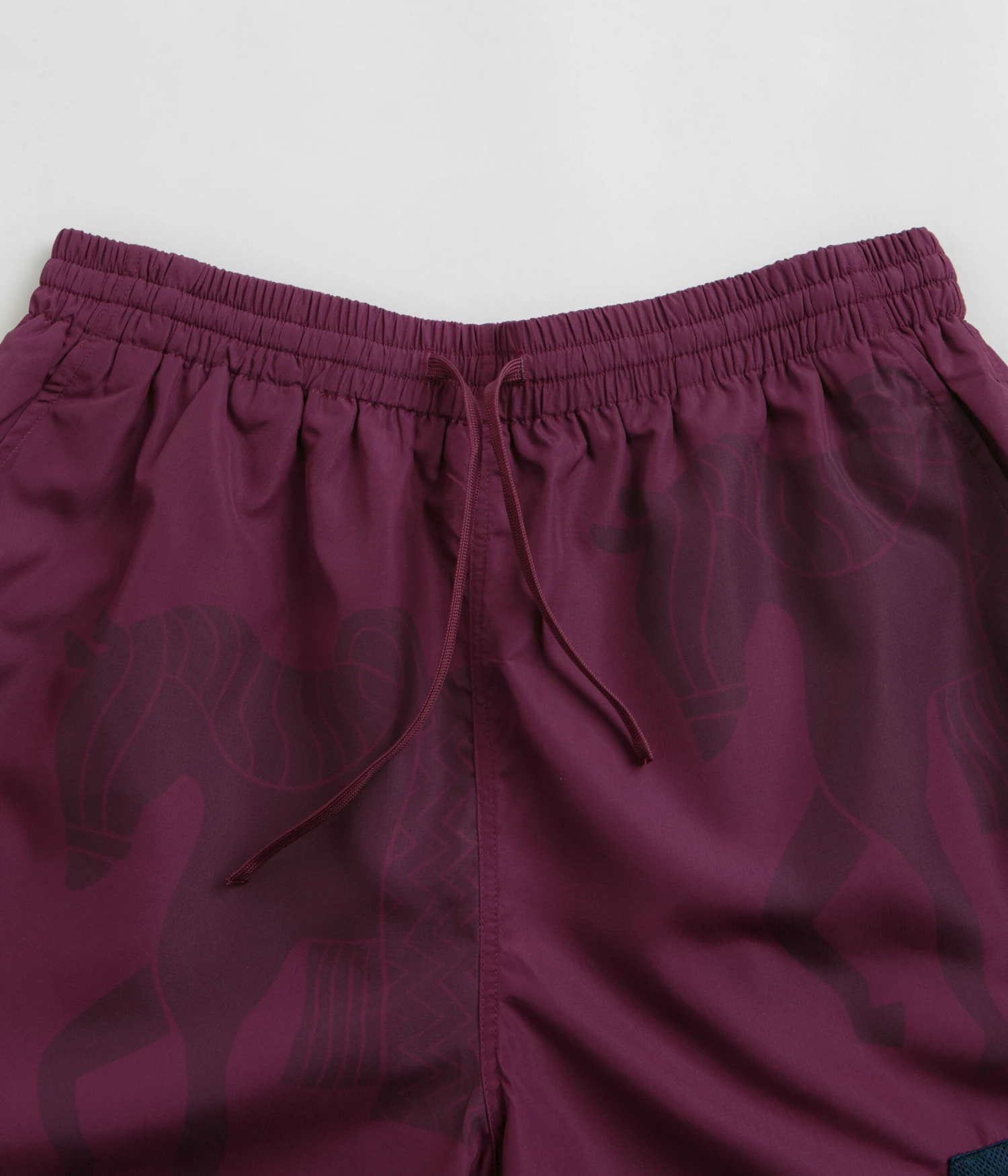 By Parra Short Horse Shorts - Tyrian Purple 6 By Parra Short Horse Shorts - Tyrian Purple - Image 4