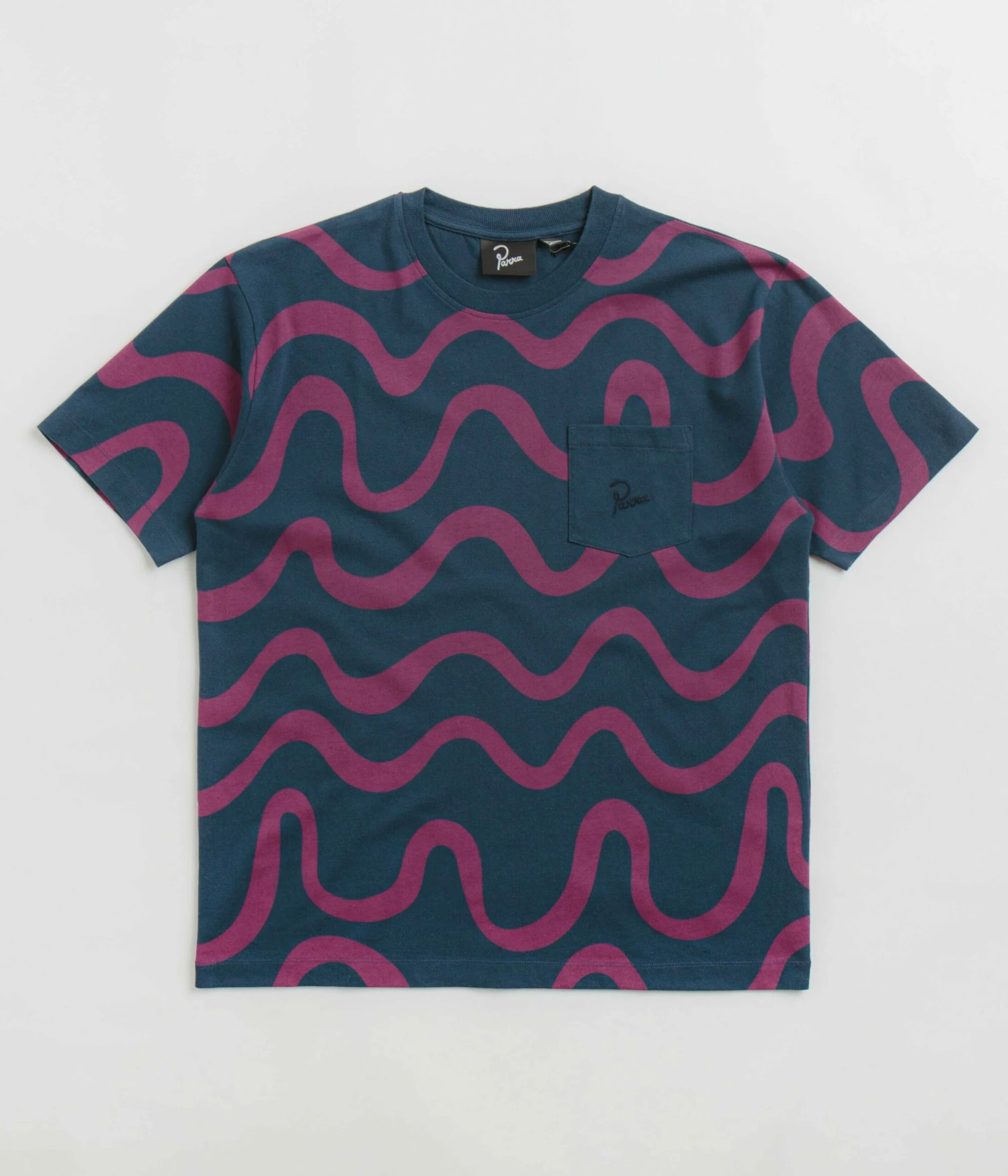 By Parra Sound Waved T-Shirt - Navy Blue 3 By Parra Sound Waved T-Shirt - Navy Blue