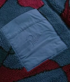 By Parra Trees In Wind Reversible Vest - Blue -FLATSPOT Sales by parra trees in wind reversible vest blue 5