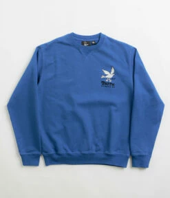 By Parra Wheel Chested Bird Crewneck Sweatshirt - Blue