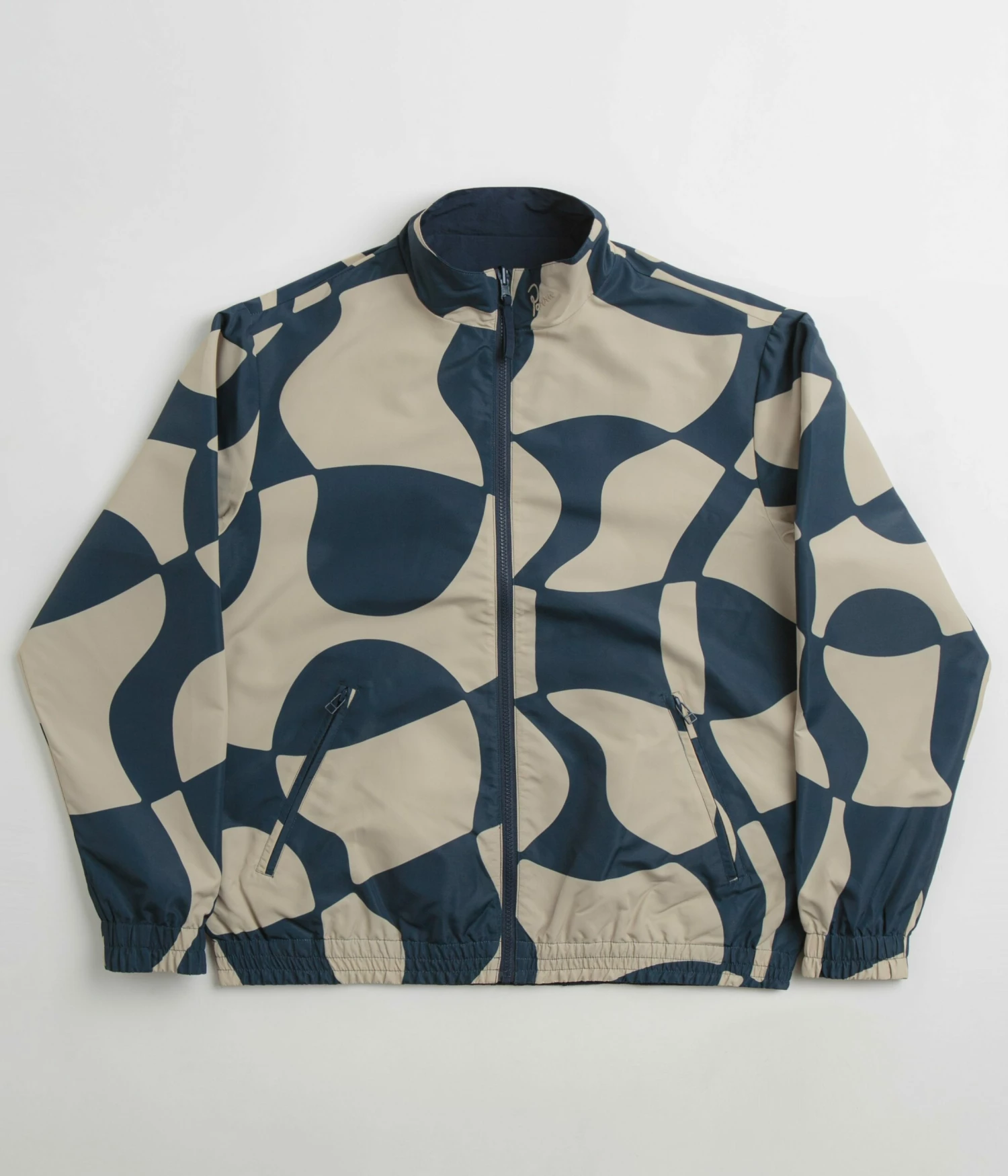 By Parra Zoom Winds Reversible Track Jacket - Navy Blue 3 By Parra Zoom Winds Reversible Track Jacket - Navy Blue
