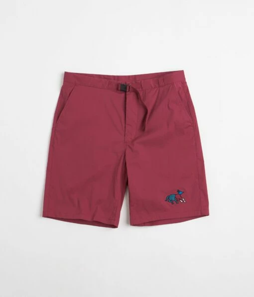 By Parra Anxious Dog Shorts - Wine -FLATSPOT Sales byParraAnxiousDogShorts wine 1