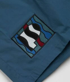 By Parra Zebra Striped P Shorts - Teal -FLATSPOT Sales byParraZebraStripedPShorts 8