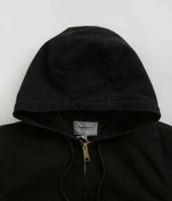 Carhartt Active Jacket - Black / Aged Canvas -FLATSPOT Sales carhartt active jacket black aged canvas 5