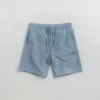 Carhartt American Script Sweat Shorts - Frosted Blue -FLATSPOT Sales carhartt american script sweat shorts frosted blue 1