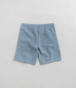 Carhartt American Script Sweat Shorts - Frosted Blue -FLATSPOT Sales carhartt american script sweat shorts frosted blue 3