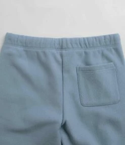 Carhartt American Script Sweat Shorts - Frosted Blue -FLATSPOT Sales carhartt american script sweat shorts frosted blue 5