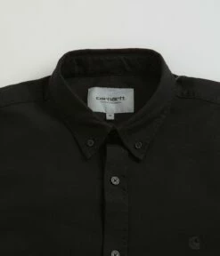 Carhartt Bolton Shirt - Black -FLATSPOT Sales carhartt bolton shirt black 2