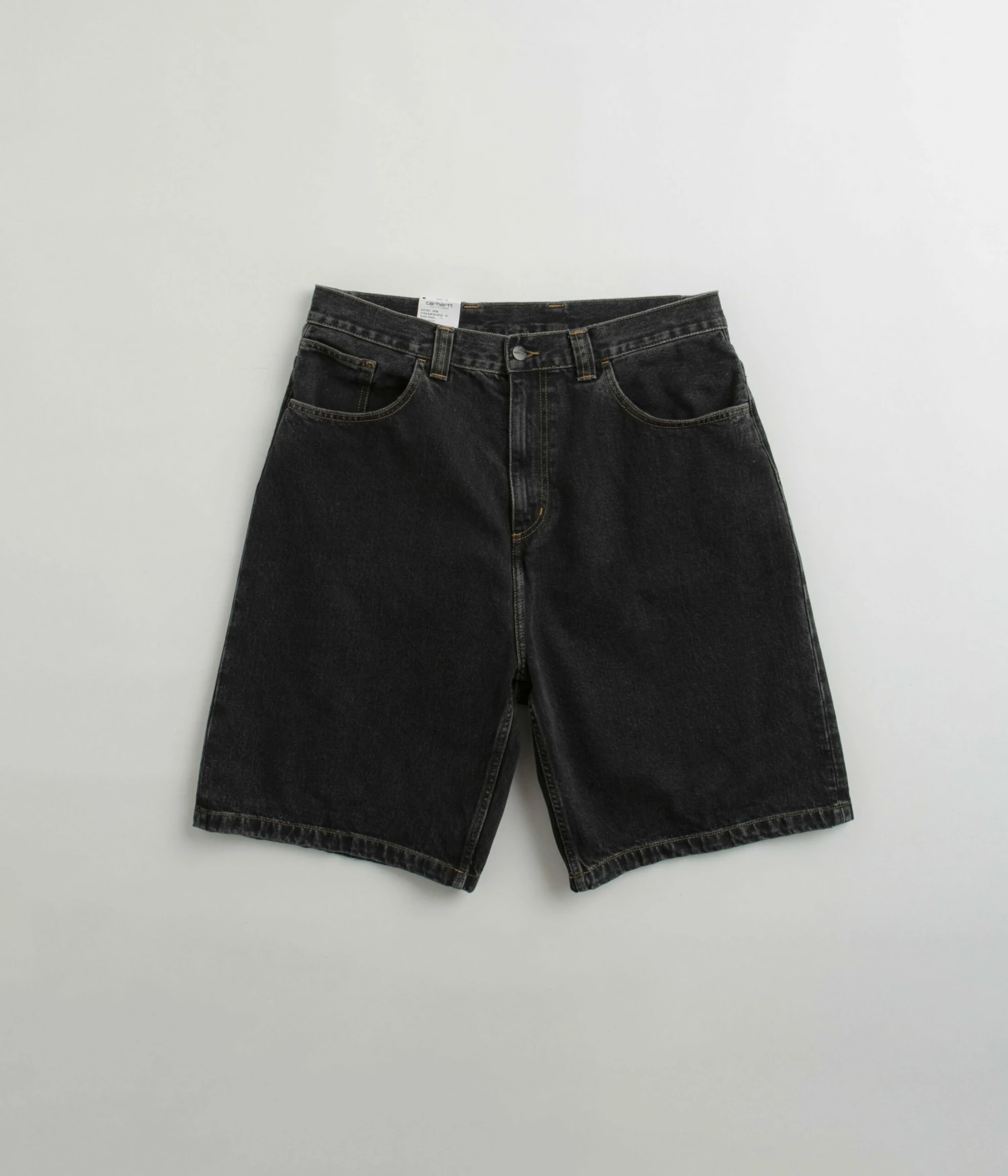 Carhartt Brandon Shorts - Black Stone Wash 3 Carhartt Brandon Shorts - Black Stone Wash