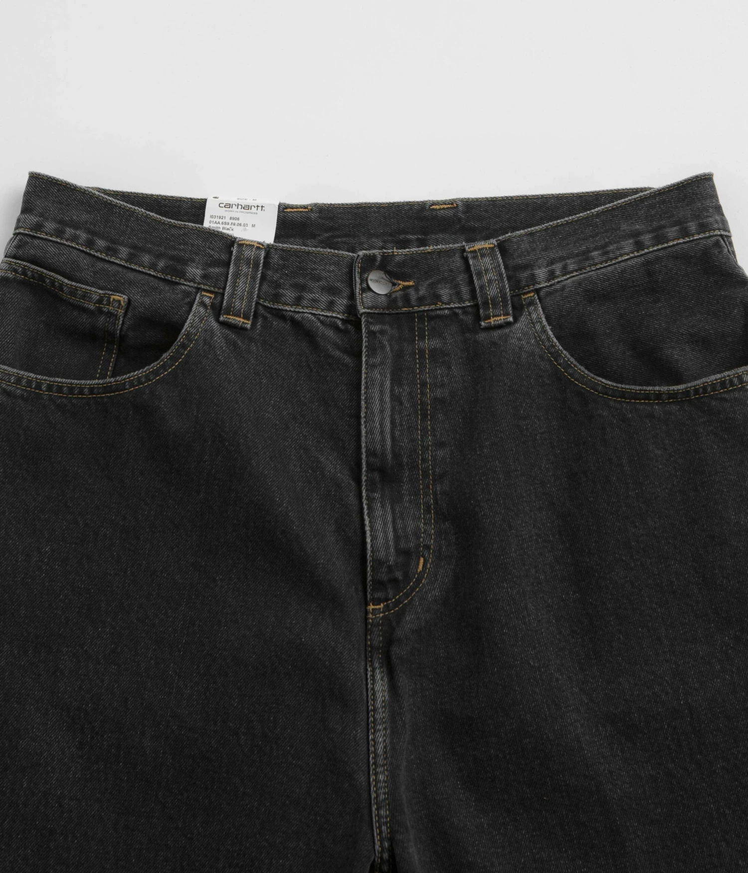 Carhartt Brandon Shorts - Black Stone Wash 6 Carhartt Brandon Shorts - Black Stone Wash - Image 4