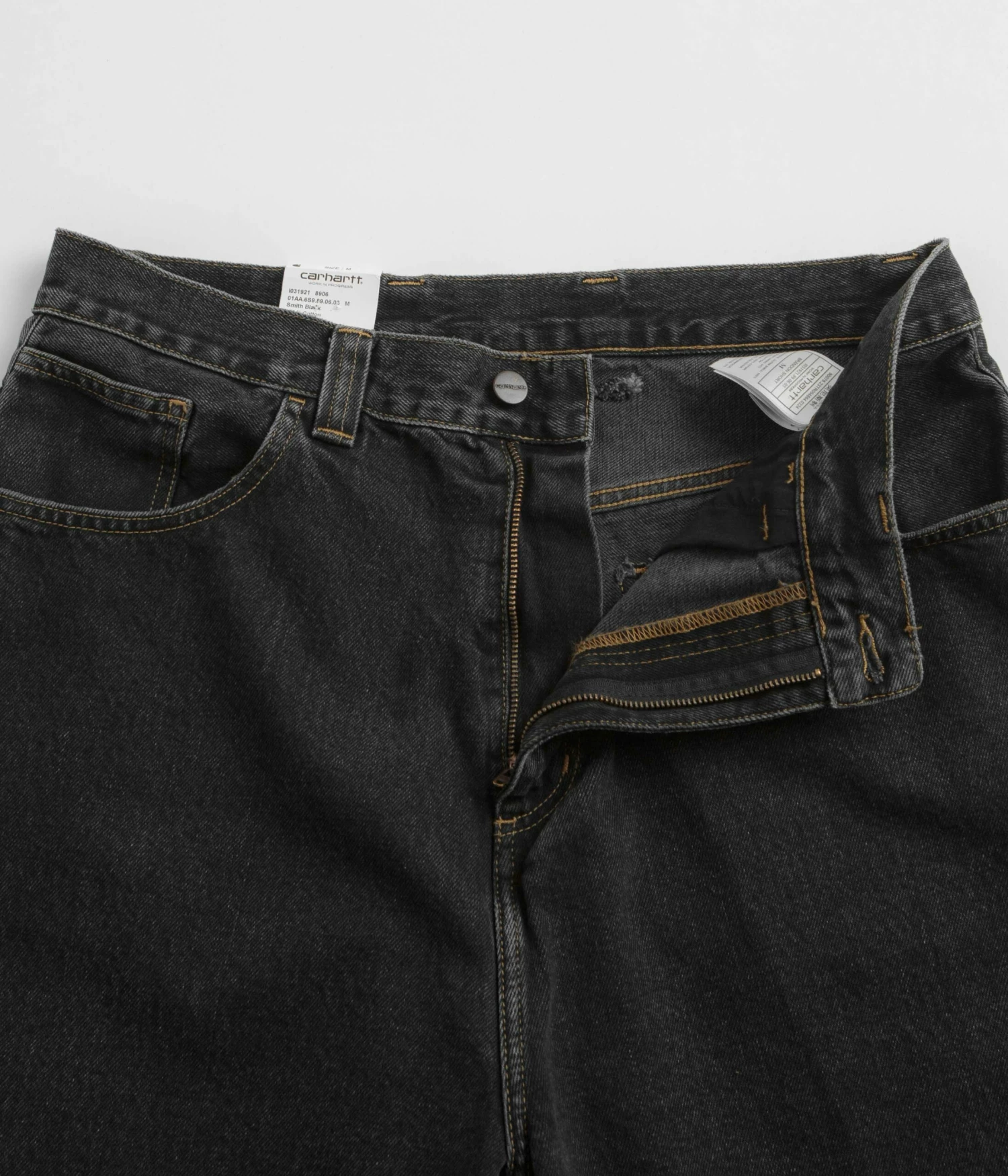 Carhartt Brandon Shorts - Black Stone Wash 8 Carhartt Brandon Shorts - Black Stone Wash - Image 6