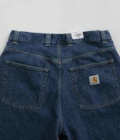 Carhartt Brandon Shorts - Blue Stone Washed -FLATSPOT Sales carhartt brandon shorts blue stone washed 6