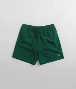 Carhartt Chase Swim Trunks - Chervil / Gold