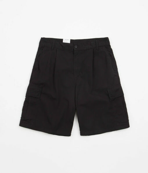 Carhartt Cole Cargo Shorts - Black -FLATSPOT Sales carhartt cole cargo shorts black 1