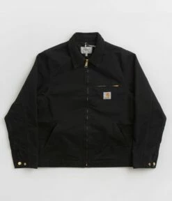 Carhartt Detroit Jacket - Black / Black / Aged Canvas