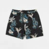 Carhartt Drift Swim Trunk - Hawaiian Floral Print / Black -FLATSPOT Sales carhartt drift swim trunk hawaiian floral print black 1