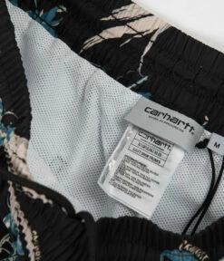 Carhartt Drift Swim Trunk - Hawaiian Floral Print / Black 9 Carhartt Drift Swim Trunk - Hawaiian Floral Print / Black -FLATSPOT Sales carhartt drift swim trunk hawaiian floral print black 3
