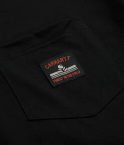 Carhartt Field Pocket T-Shirt - Black -FLATSPOT Sales carhartt field pocket t shirt black 3