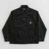 Carhartt Garrison Coat - Stone Dyed Black -FLATSPOT Sales carhartt garrison coat stone dyed black 1