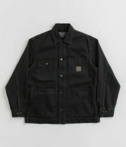 Carhartt Garrison Coat - Stone Dyed Black