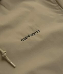 Carhartt Hooded Coach Jacket - Leather / Black -FLATSPOT Sales carhartt hooded coach jacket leather black 4