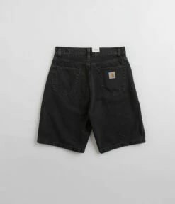 Carhartt Landon Shorts - Black Stone Washed -FLATSPOT Sales carhartt landon shorts black stone washed 3