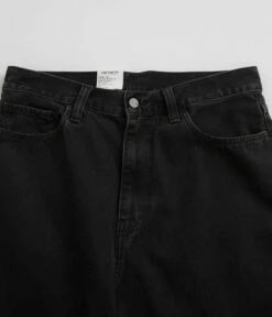 Carhartt Landon Shorts - Black Stone Washed -FLATSPOT Sales carhartt landon shorts black stone washed 4