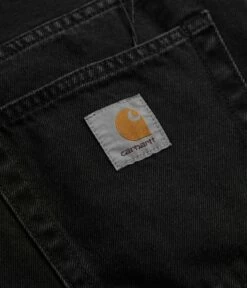 Carhartt Landon Shorts - Black Stone Washed -FLATSPOT Sales carhartt landon shorts black stone washed 7