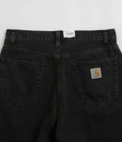 Carhartt Landon Shorts - Black Stone Washed -FLATSPOT Sales carhartt landon shorts black stone washed 8