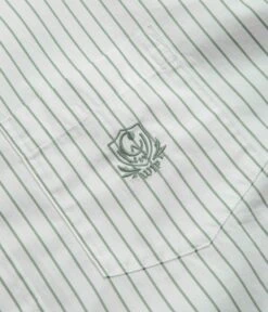 Carhartt Linus Stripe Poplin Shirt - Park / White 8 Carhartt Linus Stripe Poplin Shirt - Park / White -FLATSPOT Sales carhartt linus stripe poplin shirt park white 3