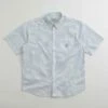 Carhartt Linus Stripe Poplin Short Sleeve Shirt - Bleach / White -FLATSPOT Sales carhartt linus stripe poplin short sleeve shirt bleach white 1