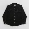 Carhartt Madison Fine Cord Shirt - Black / Wax -FLATSPOT Sales carhartt madison fine cord shirt black wax 1