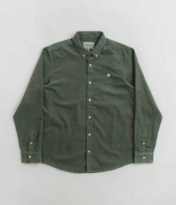 Carhartt Madison Fine Cord Shirt - Park / Wax