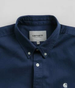 Carhartt Madison Shirt - Elder / White -FLATSPOT Sales carhartt madison shirt elder white 4