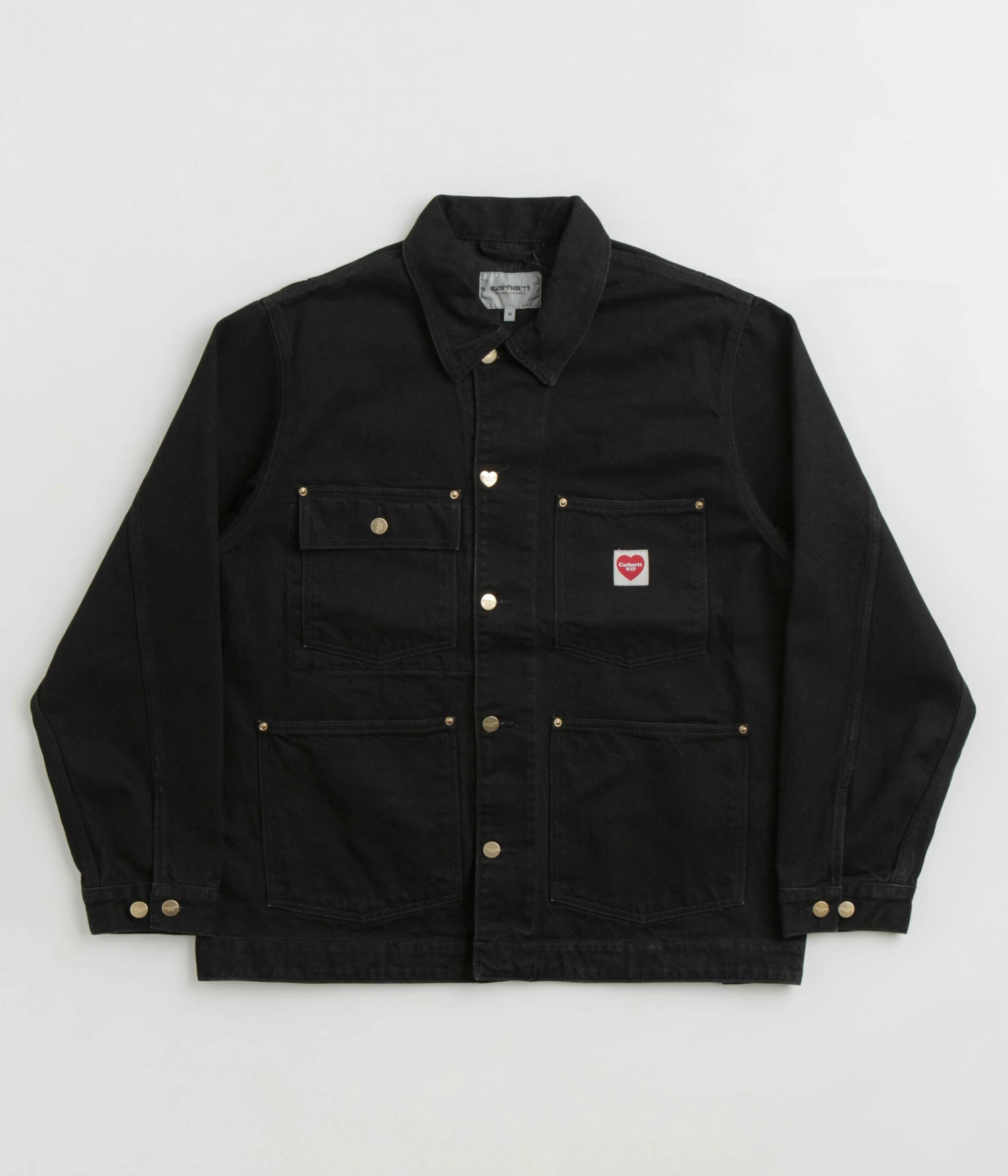 Carhartt Nash Jacket - Black Rinsed 3 Carhartt Nash Jacket - Black Rinsed