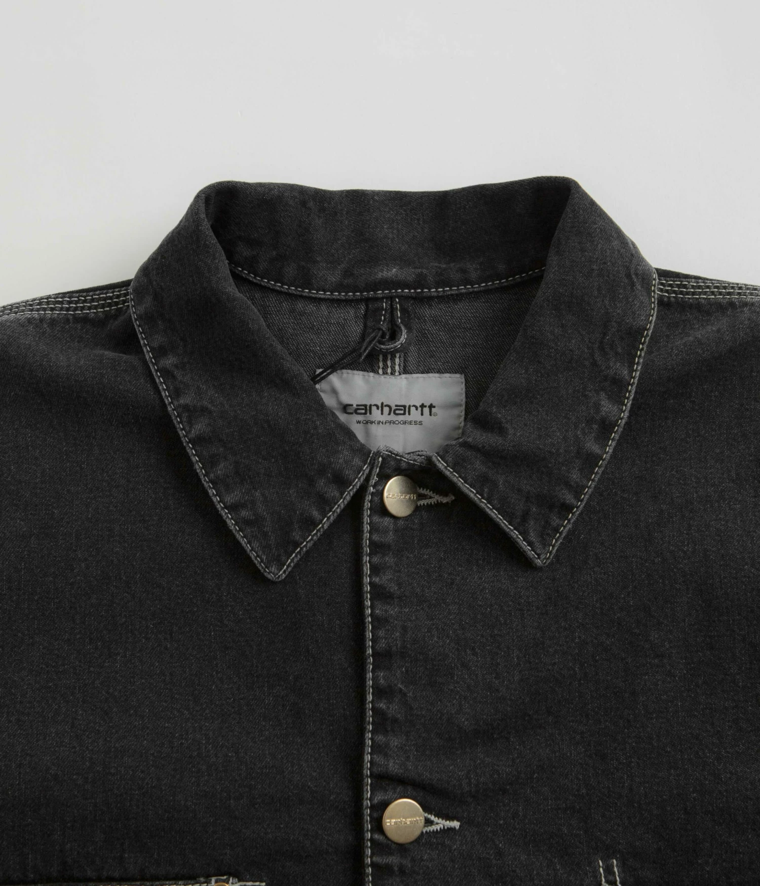 Carhartt OG Chore Coat - Heavy Stone Washed Black 4 Carhartt OG Chore Coat - Heavy Stone Washed Black - Image 2