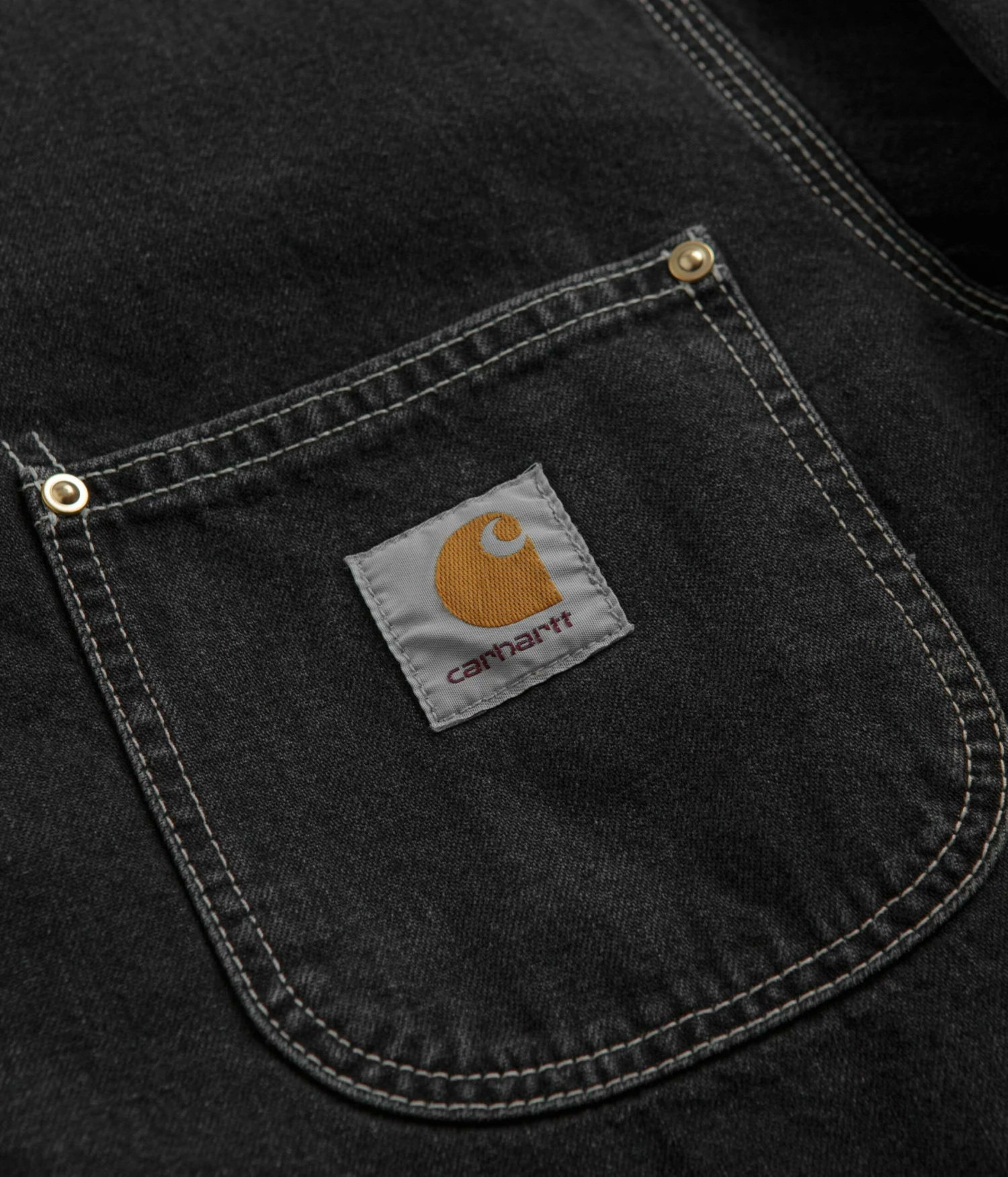 Carhartt OG Chore Coat - Heavy Stone Washed Black 6 Carhartt OG Chore Coat - Heavy Stone Washed Black - Image 4