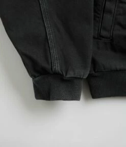 Carhartt OG Santa Fe Bomber Jacket - Stone Dyed Black -FLATSPOT Sales carhartt og santa fe bomber jacket stone dyed black 3
