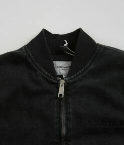 Carhartt Paxon Bomber Jacket - Black / Black -FLATSPOT Sales carhartt paxon bomber jacket black black 3