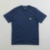 Carhartt Pocket T-Shirt - Elder / White 2 Carhartt Pocket T-Shirt - Elder / White -FLATSPOT Sales carhartt pocket t shirt elder white 1