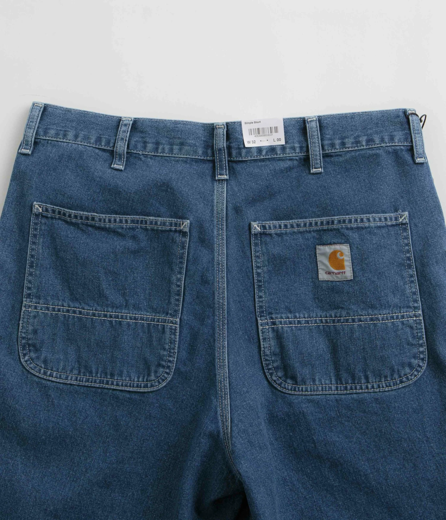 Carhartt Simple Shorts - Blue Stone Washed 10 Carhartt Simple Shorts - Blue Stone Washed - Image 8