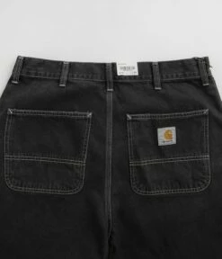 Carhartt Simple Shorts - Heavy Stone Washed Black -FLATSPOT Sales carhartt simple shorts heavy stone washed black 6