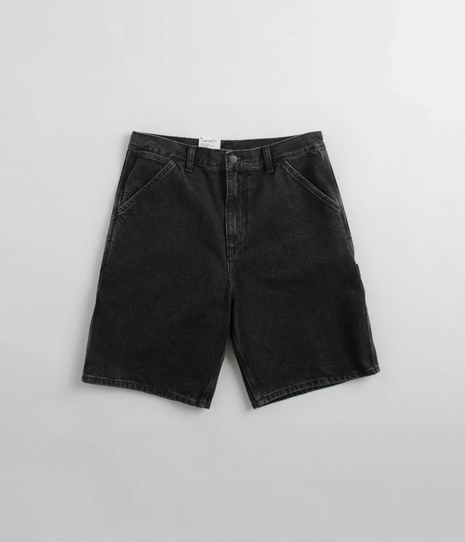 Carhartt Single Knee Shorts - Black Stone Washed 3 Carhartt Single Knee Shorts - Black Stone Washed