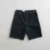 Carhartt Single Knee Shorts - Rinsed Blue -FLATSPOT Sales carhartt single knee shorts rinsed blue 1