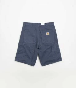 Carhartt Single Knee Shorts - Storm Blue -FLATSPOT Sales carhartt single knee shorts storm blue 3