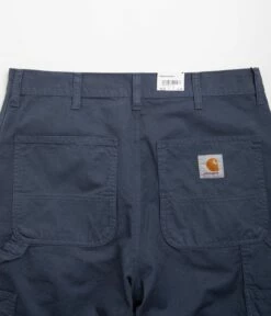 Carhartt Single Knee Shorts - Storm Blue -FLATSPOT Sales carhartt single knee shorts storm blue 6