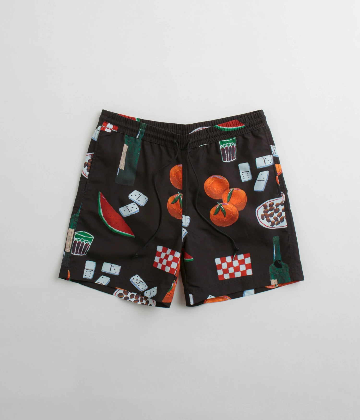 Carhartt Slater Swim Trunks - Isis Maria Dinner Print / Black 3 Carhartt Slater Swim Trunks - Isis Maria Dinner Print / Black
