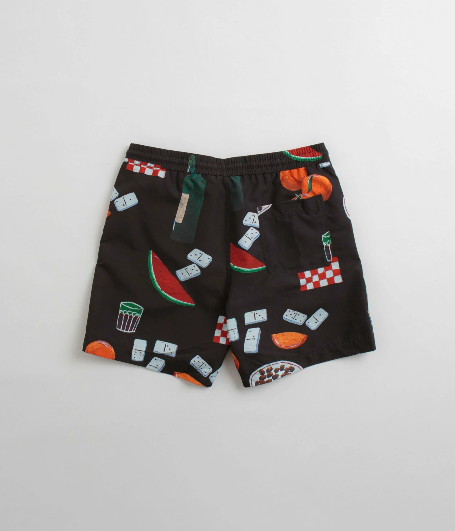 Carhartt Slater Swim Trunks - Isis Maria Dinner Print / Black 5 Carhartt Slater Swim Trunks - Isis Maria Dinner Print / Black - Image 3