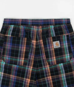 Carhartt Vilay Shorts - Vilay Check / Dark Navy -FLATSPOT Sales carhartt vilay shorts vilay check dark navy 3