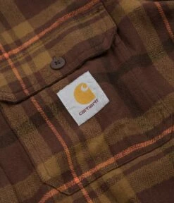 Carhartt Wallace Shirt - Wallace Check / Ale -FLATSPOT Sales carhartt wallace shirt wallace check ale 3
